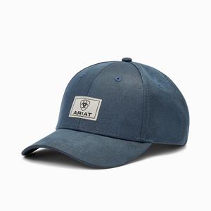 Ariat Box Logo Patch Hatt Herr Blå | 314-LCORVG