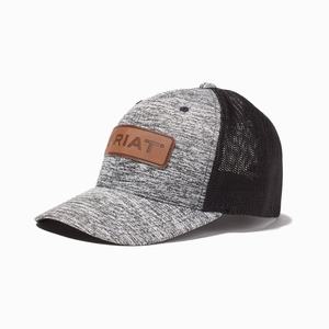 Ariat Box Logo Snapback Hatt Herr Grå | 285-ONYJCZ