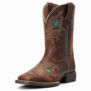 Ariat Bright Eyes II Western Stövlar Barn Bruna | 047-NPZTXI