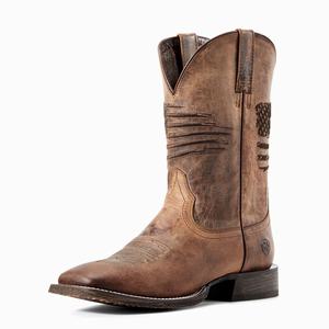 Ariat Circuit Patriot Western Stövlar Herr Bruna | 358-CTGOFX