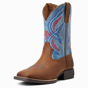 Ariat Double Kicker Western Stövlar Barn Bruna | 620-BLQJSH