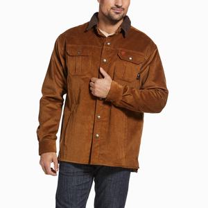 Ariat FR DuraStretch Sherpa-lined Corduroy Jacka Herr Bruna | 963-GIDOPE