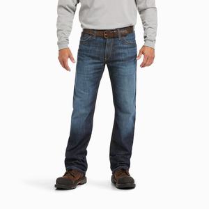 Ariat FR M4 Relaxed Stretch DuraLight Basic Cut Straight Jeans Herr Olika Färger | 954-GZCWBI