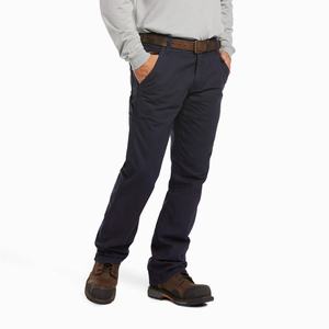 Ariat FR M4 Relaxed Workhorse Cut Byxor Herr Marinblå | 056-HPNUAZ