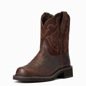 Ariat Fatbaby Heritage Tess Western Stövlar Dam Bruna | 905-WYEHFK