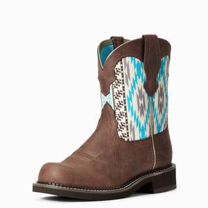 Ariat Fatbaby Heritage Twill Western Stövlar Dam Olika Färger | 825-JSGZMW