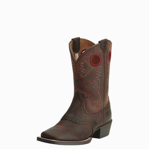 Ariat Heritage Roughstock Western Stövlar Barn Bruna | 967-GXKZWI