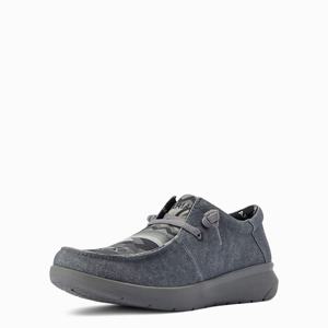 Ariat Hilo Stretch Spets Sneakers Herr Grå | 720-UDNIQP