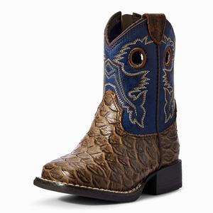 Ariat Lil' Stompers Orlando Western Stövlar Barn Bruna | 298-ZJOMLS