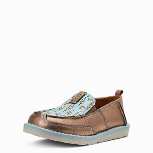 Ariat Lil' Stompers Piper Cruiser Western Stövlar Barn Turkos | 603-YIWFPK