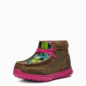 Ariat Lil' Stompers Roswell Spitfire Western Stövlar Barn Bruna | 321-ZCEGIW