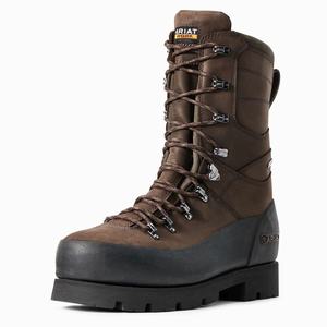 Ariat Linesman Ridge 10" GORE-TEX Composite Tå Vattentäta Kängor Herr Bruna | 843-MEVXHO