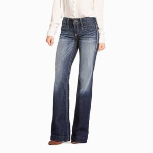 Ariat Mid Rise Stretch Entwined Skinny Jeans Dam Blå | 738-ROCVBS