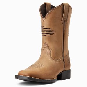 Ariat Patriot II Western Stövlar Barn Bruna | 248-UTJESW