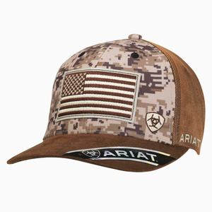 Ariat Patriot Snapback Hatt Herr Bruna | 970-NGRZEB