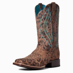 Ariat PrimeTime Western Stövlar Dam Leopard | 695-KHWSNV