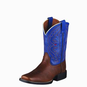 Ariat Quickdraw Western Stövlar Barn Bruna | 942-FPDMWQ