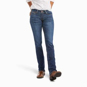 Ariat R.E.A.L. Mid Rise Brenda Straight Jeans Dam Olika Färger | 631-SZYHJN