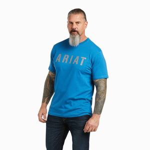 Ariat Rebar Bomull Strong Block Short Sleeve Herr Olika Färger | 926-ELXWMI