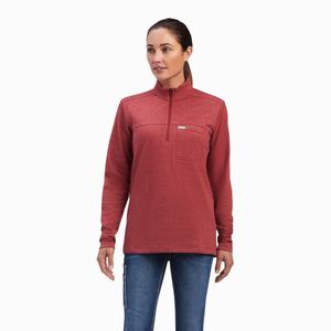 Ariat Rebar Foundation 1/4 Zip Skjorta Dam Olika Färger | 194-VBIHKC