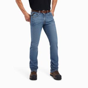 Ariat Rebar M4 Low Rise DuraStretch Edge Cut Straight Jeans Herr Olika Färger | 207-GNQDHO