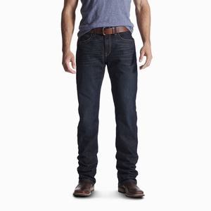 Ariat Rebar M4 Relaxed DuraStretch Edge Cut Straight Jeans Herr Olika Färger | 975-YRCLNI