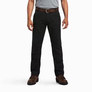 Ariat Rebar M7 Slim DuraStretch Made Tough Double Front Byxor Herr Svarta | 450-ERYAVJ