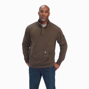 Ariat Rebar Overtime Fleece Hoodie Herr Olika Färger | 456-LXGYSE