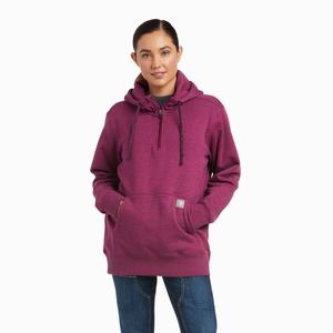 Ariat Rebar Skill Set 1/2 Zip Hoodie Dam Lila | 029-PJASDM