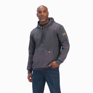 Ariat Rebar Workman DuraCanvas Hoodie Herr Grå | 129-HDLQVR