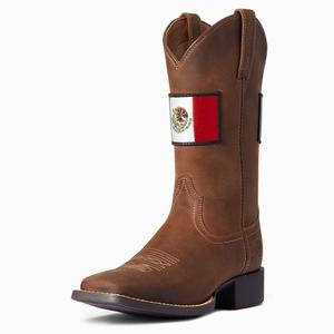 Ariat Round Up Orgullo Mexicano Western Stövlar Dam Bruna | 136-RUMYTO