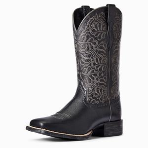 Ariat Round Up Remuda Western Stövlar Dam Svarta | 950-KIMSWX