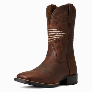 Ariat Sport All Country Western Stövlar Herr Bruna | 189-DWIMZG