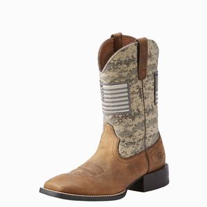 Ariat Sport Patriot Western Stövlar Herr Bruna | 320-CGSPTY