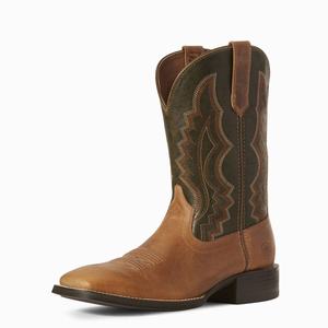 Ariat Sport Riggin Western Stövlar Herr Bruna | 792-FZMEBJ