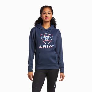 Ariat TEK Hoodie Dam Blå | 286-WFBSZH