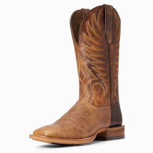 Ariat Toledo Western Stövlar Herr Beige | 608-VQRYWC