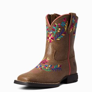 Ariat Wild Flower Western Stövlar Barn Bruna | 158-DKQSNZ