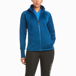 Ariat Wilde Full Zip Hoodie Dam Blå | 914-CAGBYL