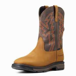 Ariat WorkHog XT BOA Vattentäta Arbetskängor Herr Bruna | 540-DSXPWR