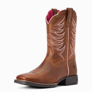 Ariat Youth Firecatcher Western Stövlar Barn Bruna | 537-RFNGKH