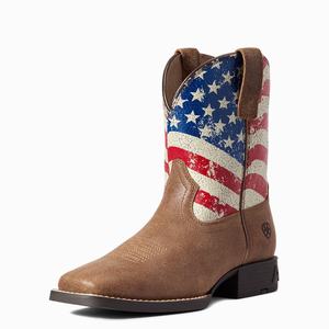 Ariat Youth Stars and Stripes Western Stövlar Barn Bruna | 470-DOWQFY