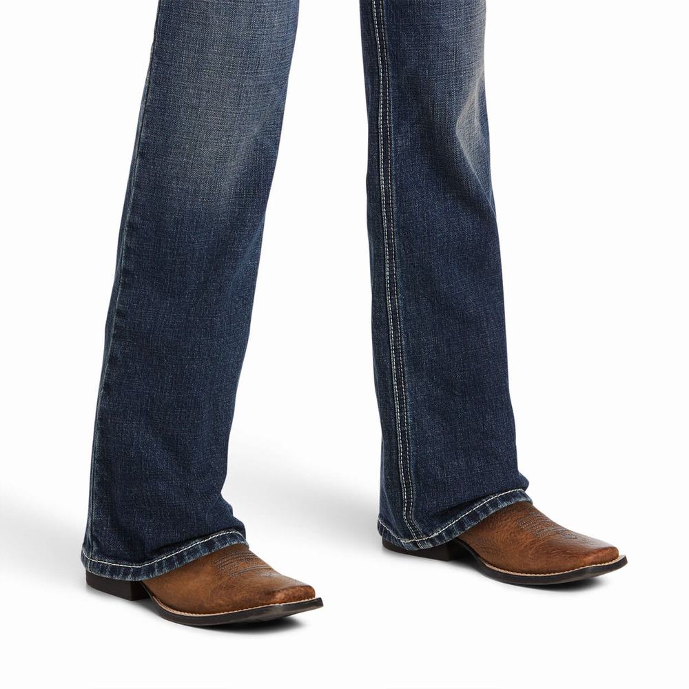 Ariat B4 Relaxed Augustus Cut Skinny Jeans Barn Olika Färger | 539-LNBCHY