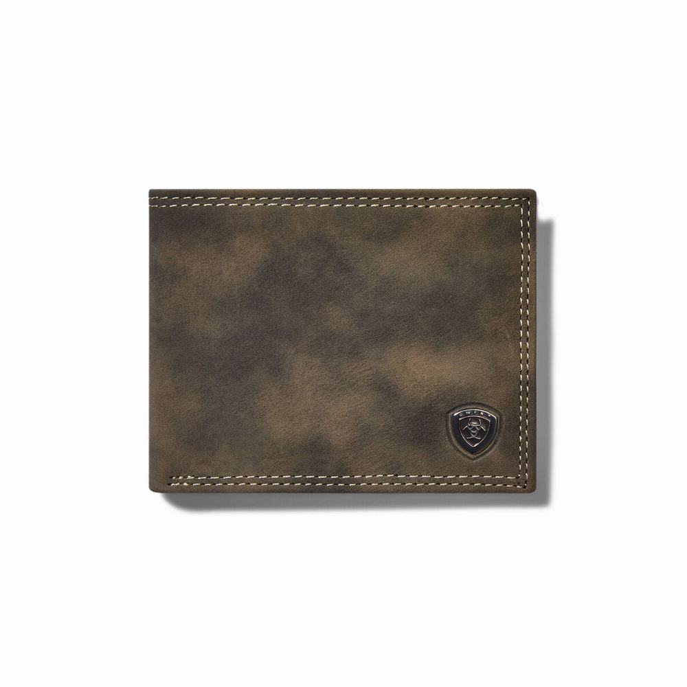 Ariat Bifold Logo Plånbok Herr Grå | 276-RSJHMO