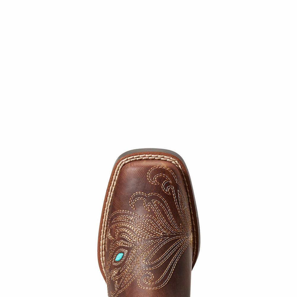 Ariat Bright Eyes II Western Stövlar Barn Bruna | 047-NPZTXI