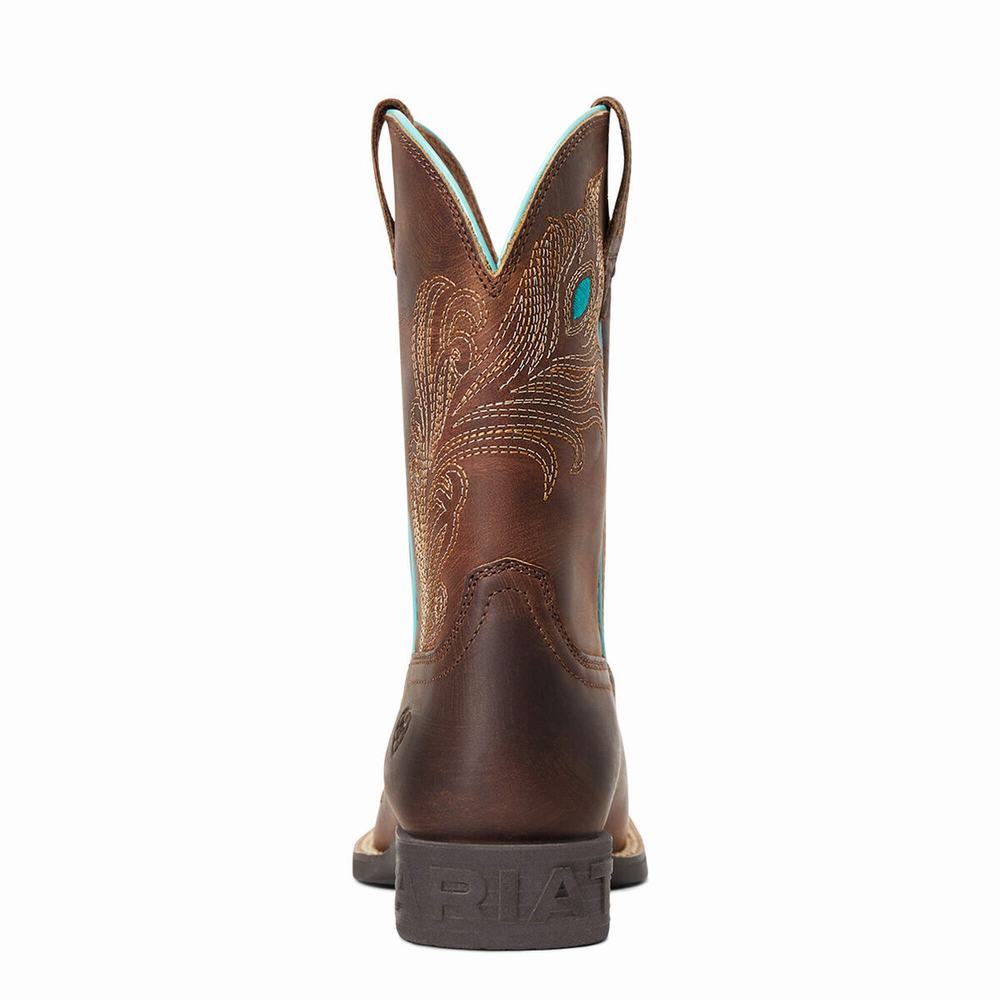 Ariat Bright Eyes II Western Stövlar Barn Bruna | 047-NPZTXI