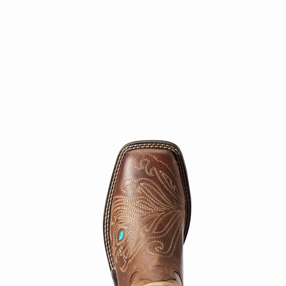 Ariat Bright Eyes II Western Stövlar Dam Bruna | 103-OQCLTM