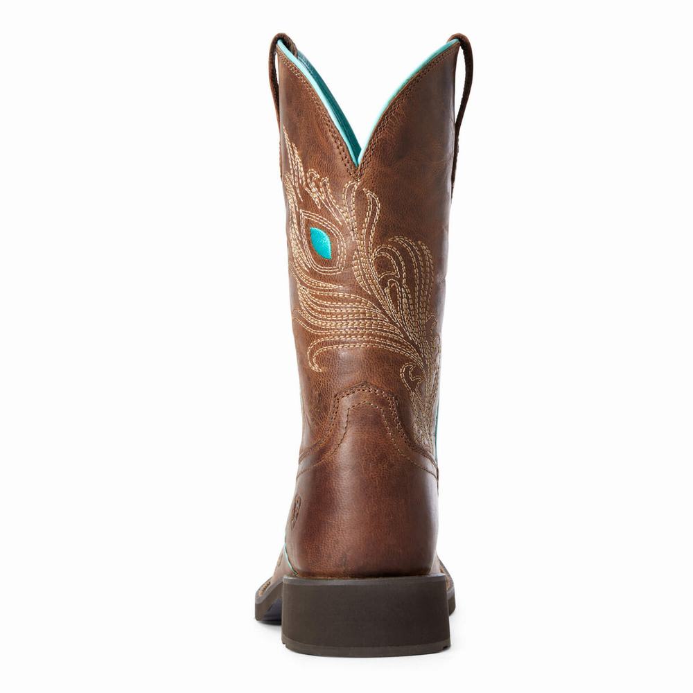 Ariat Bright Eyes II Western Stövlar Dam Bruna | 103-OQCLTM