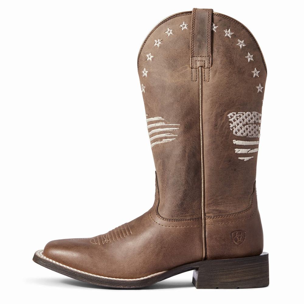 Ariat Circuit Patriot Western Stövlar Dam Bruna | 417-WBLOCP