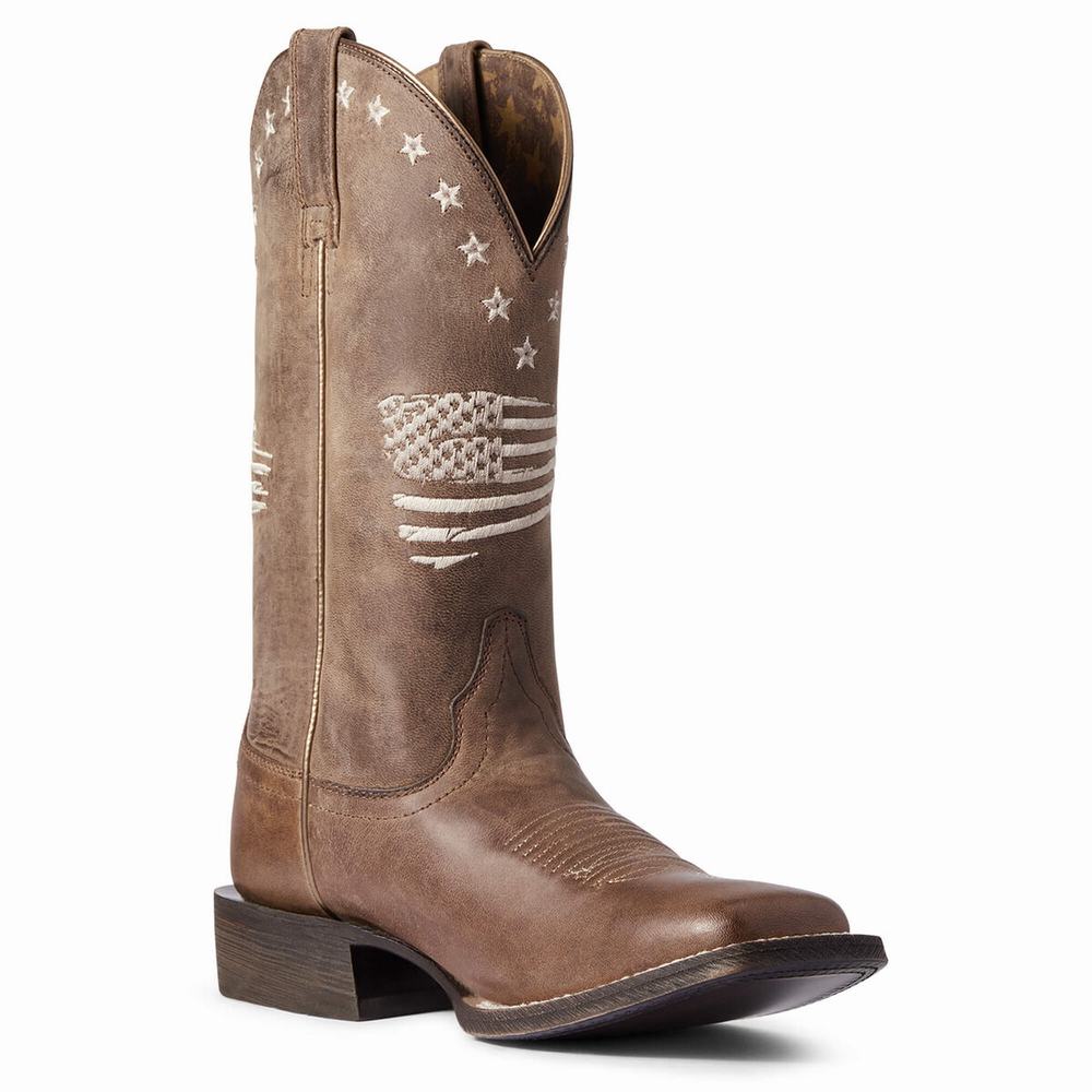 Ariat Circuit Patriot Western Stövlar Dam Bruna | 417-WBLOCP